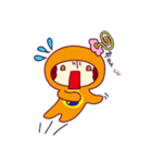 くくちゃんるるくん「くるくるチャンネル」（個別スタンプ：24）
