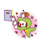 くくちゃんるるくん「くるくるチャンネル」（個別スタンプ：31）