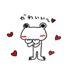 Let's go white frog 2（個別スタンプ：11）