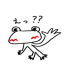 Let's go white frog 2（個別スタンプ：12）