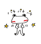 Let's go white frog 2（個別スタンプ：17）