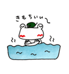 Let's go white frog 2（個別スタンプ：19）