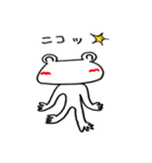 Let's go white frog 2（個別スタンプ：21）
