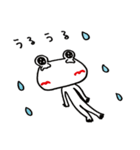 Let's go white frog 2（個別スタンプ：33）