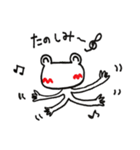 Let's go white frog 2（個別スタンプ：36）