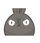 black black rabbit（個別スタンプ：33）