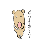 優柔不断くま（個別スタンプ：17）