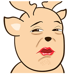 [LINEスタンプ] Happy Gay Deer V.4