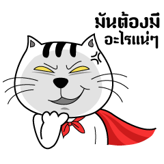 [LINEスタンプ] Super-cat