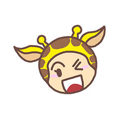 [LINEスタンプ] Pong - The Giraffe Girl