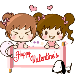 [LINEスタンプ] MingMing : Happy Valentine's Day 2024の画像（メイン）