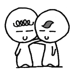 [LINEスタンプ] jom＆jun