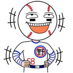 [LINEスタンプ] Mr. Baseball-Play Ball