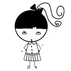 [LINEスタンプ] Lala - University Student