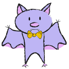 [LINEスタンプ] I'm a bat