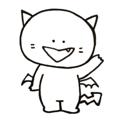 [LINEスタンプ] でびるちゃん