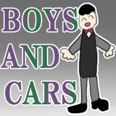 [LINEスタンプ] BOYS AND CARS
