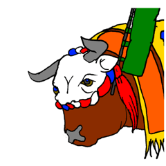 [LINEスタンプ] TOKUNOSHIMA Bullfighting2