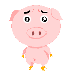 [LINEスタンプ] 困ったトンの日常（ぶた）