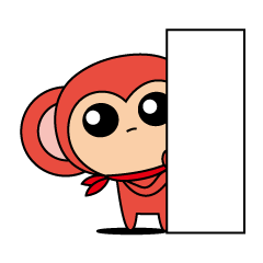 [LINEスタンプ] トリプルおさる