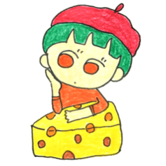 [LINEスタンプ] 食べ物と私