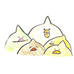 [LINEスタンプ] We are Okame