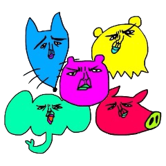 [LINEスタンプ] テンアゲフレンズ動物編