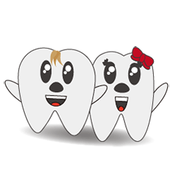 [LINEスタンプ] tooths Daily life