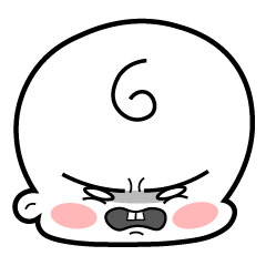 [LINEスタンプ] Angry Family