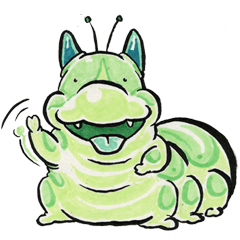 [LINEスタンプ] Corgi Worm