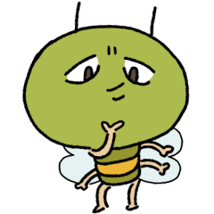 [LINEスタンプ] fat insect