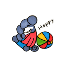 [LINEスタンプ] poodle family2