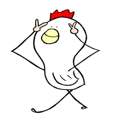[LINEスタンプ] くちばしクンたち