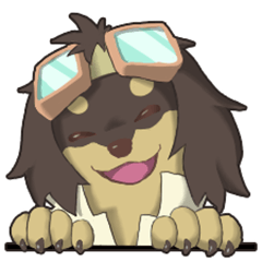 [LINEスタンプ] 冒犬家 ポチ