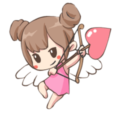 [LINEスタンプ] Lovely Cupid Animatedの画像（メイン）