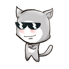 [LINEスタンプ] What The Cat(Eng)