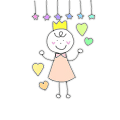 [LINEスタンプ] かんむりおひめちゃん