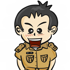 [LINEスタンプ] Man and Teacher Thai