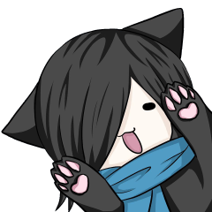 [LINEスタンプ] 黒ちゃんの日常