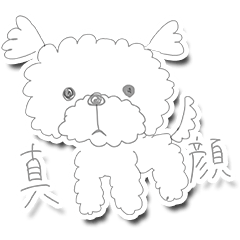 [LINEスタンプ] マルチーズのももちゃん