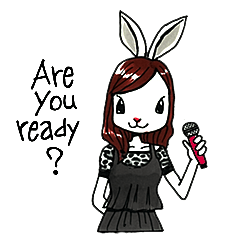 [LINEスタンプ] せりーな らびっと