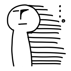[LINEスタンプ] 顔に影あるスタンプ