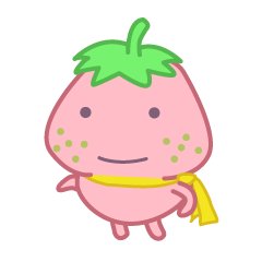 [LINEスタンプ] ぷちっとイチゴさん