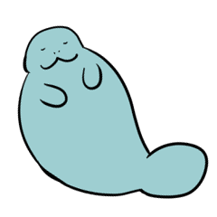 [LINEスタンプ] マナティのまなぞう