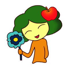 [LINEスタンプ] Apple Tree 1