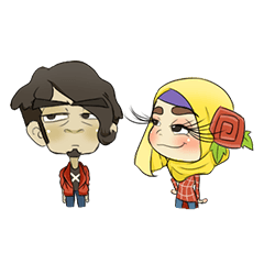 [LINEスタンプ] Story of love