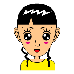 [LINEスタンプ] 女の子！！