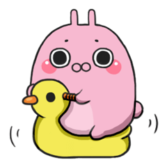 [LINEスタンプ] PINK！ Rabbit Rabbit