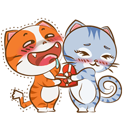 [LINEスタンプ] Neko ＆ Niku