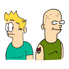 [LINEスタンプ] Tom and Joe